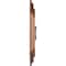 Ekena Millwork Felix Ceiling Medallion, Hand-Painted Polished Copper, 25 1/4"W x 17 1/4"H x 1 3/4"P CM25FEPOS - alternate 3